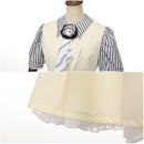 Movie Wicked Glynda Cosplay Costume Ivory Skirt Slim Waist Vest - AwwwCos