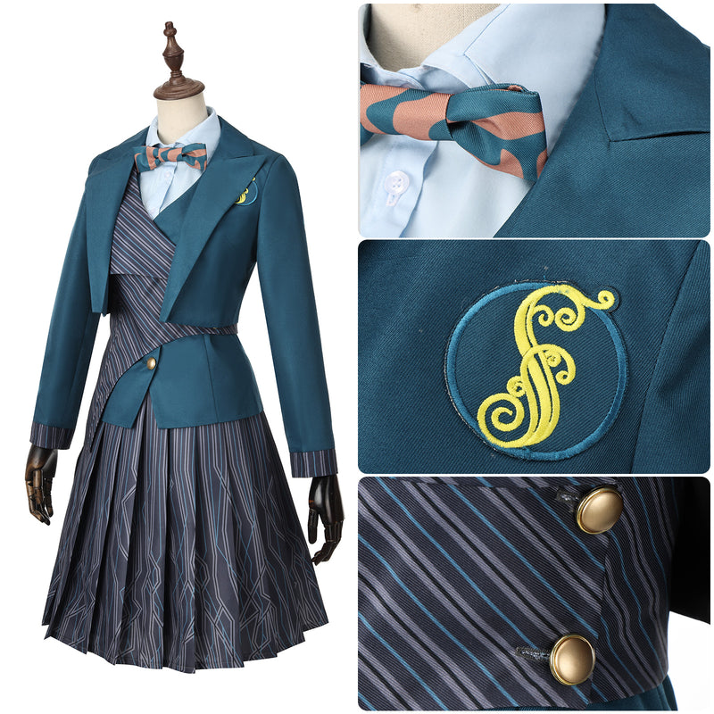 Movie Wicked Glynda Elphaba Cosplay Costume Uniform Skirt - AwwwCos
