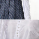 Movie Wicked Nessarose Cosplay Costume Gray Striped Vest Skirt - AwwwCos