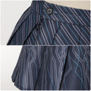 Movie Wicked Nessarose Cosplay Costume Gray Striped Vest Skirt - AwwwCos