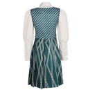 Movie Wicked Nessarose Cosplay Costume Green Striped Dress - AwwwCos