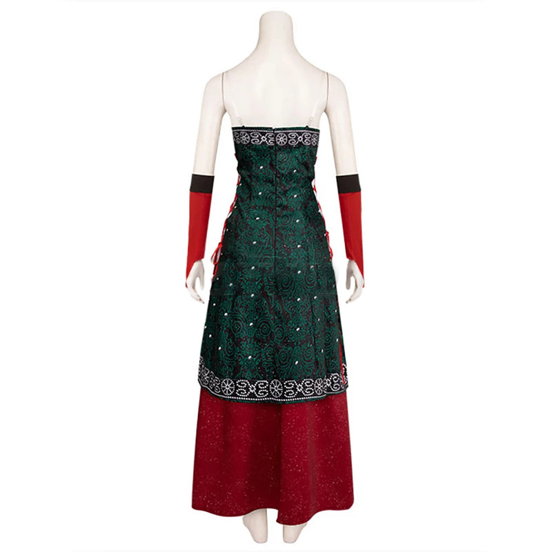 Movie Wiedzmin Triss Cosplay Costume Court Style Dress