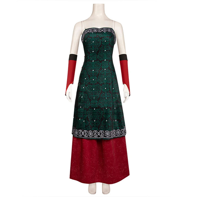 Movie Wiedzmin Triss Cosplay Costume Court Style Dress