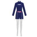 Movie Zombie School Addison Cosplay Costume Navy Blue Outfits - AwwwCos