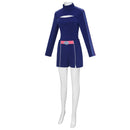 Movie Zombie School Addison Cosplay Costume Navy Blue Outfits - AwwwCos