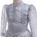 Movies Beetle Juice Astrid Cosplay Costume Kids Gray Dress