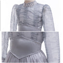 Movies Beetle Juice Astrid Cosplay Costume Kids Gray Dress