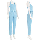 Movies MaXXXine Cosplay Costume Women Blue Suits - AwwwCos