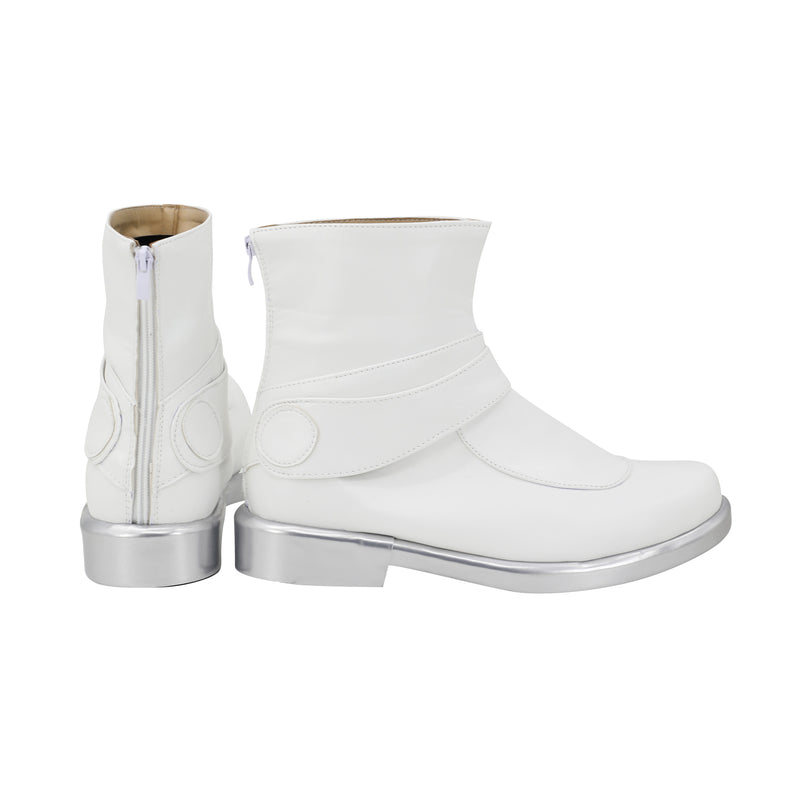 Movies Star Wars Obi-Wan Kenobi Cosplay Shoes Men White Boots