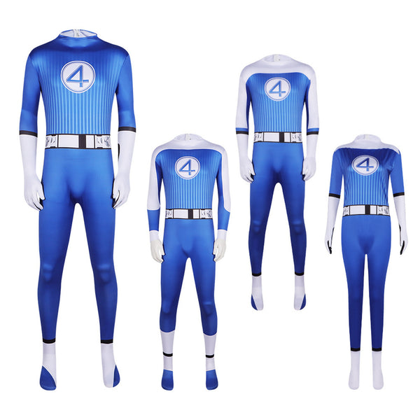 Mr. Fantastic Invisible Girl Human Torch The Thing Cosplay Costume