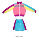 Multicolor Disco Boys And Girls Dance Sport Hip Hop Costume - AwwwCos