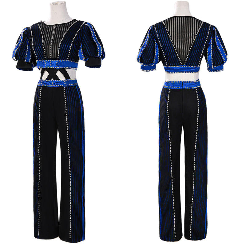 Musical Drama SIX Catherine Parr Cosplay Costume Black Suit - AwwwCos
