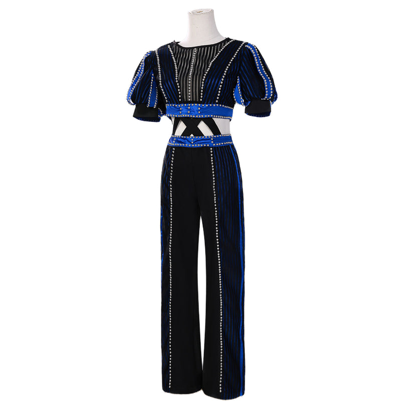 Musical Drama SIX Catherine Parr Cosplay Costume Black Suit - AwwwCos