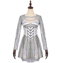 Musical Drama SIX Jane Seymour Cosplay Costume Silvery Dress Pantyhose - AwwwCos