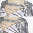 Musical Drama SIX Jane Seymour Cosplay Costume Silvery Dress Pantyhose - AwwwCos