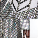 Musical Drama SIX Jane Seymour Cosplay Costume Silvery Dress Pantyhose - AwwwCos