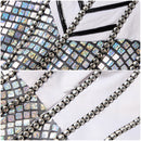 Musical Drama SIX Jane Seymour Cosplay Costume Silvery Dress Pantyhose - AwwwCos