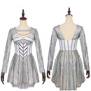 Musical Drama SIX Jane Seymour Cosplay Costume Silvery Dress Pantyhose - AwwwCos