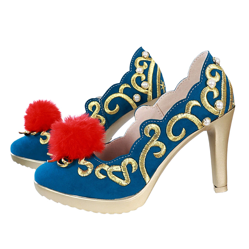 Naraka: Bladepoint Tessa Cosplay Costume Cheongsam Shoes Wig - AwwwCos