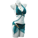 Naraka Bladepoint Valda Cui Cosplay Costume Green Swimwear