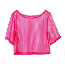Necklace Headband Red Fishing Net T-Shirt Vest Legging Party Accessories - AwwwCos