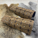 Nordic-style Viking Cosplay Half-body Leather Armor Vintage Studs Stage Props - AwwwCos