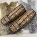 Nordic-style Viking Cosplay Half-body Leather Armor Vintage Studs Stage Props - AwwwCos