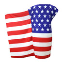 One Size American Flag Cosplay Cape T-Shirt Unisex Patriotic USA Flag Costume