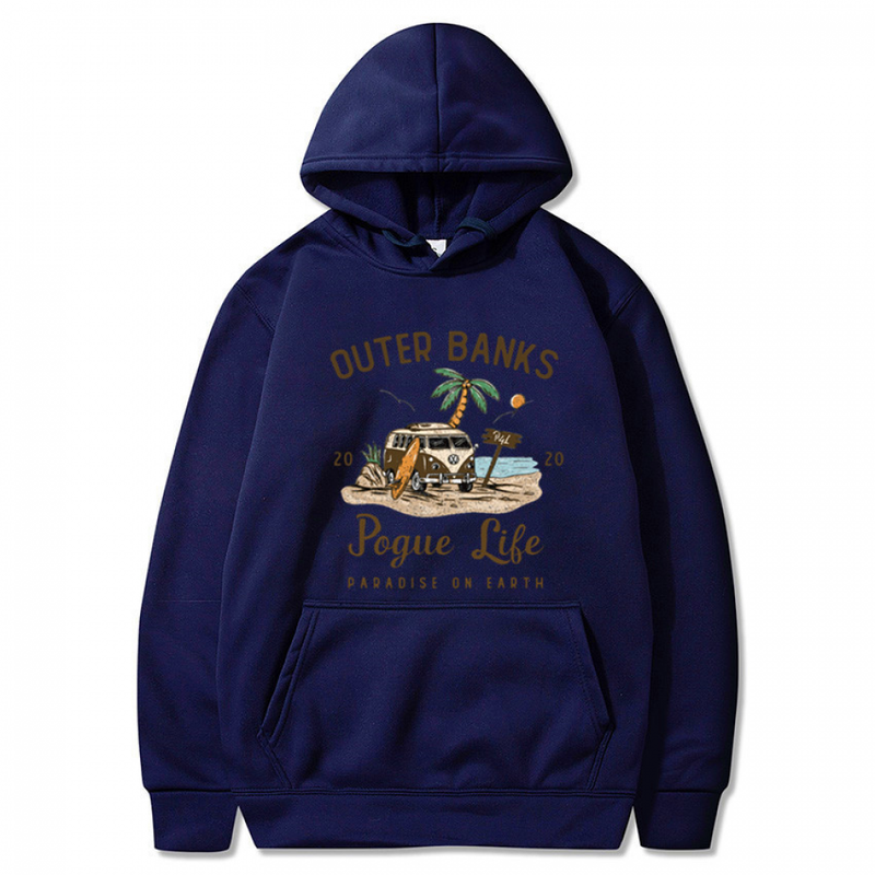 Outer Banks Pogue Life Hoodie Graphic Hoody Unisex Long Sleeve Hoodies - AwwwCos
