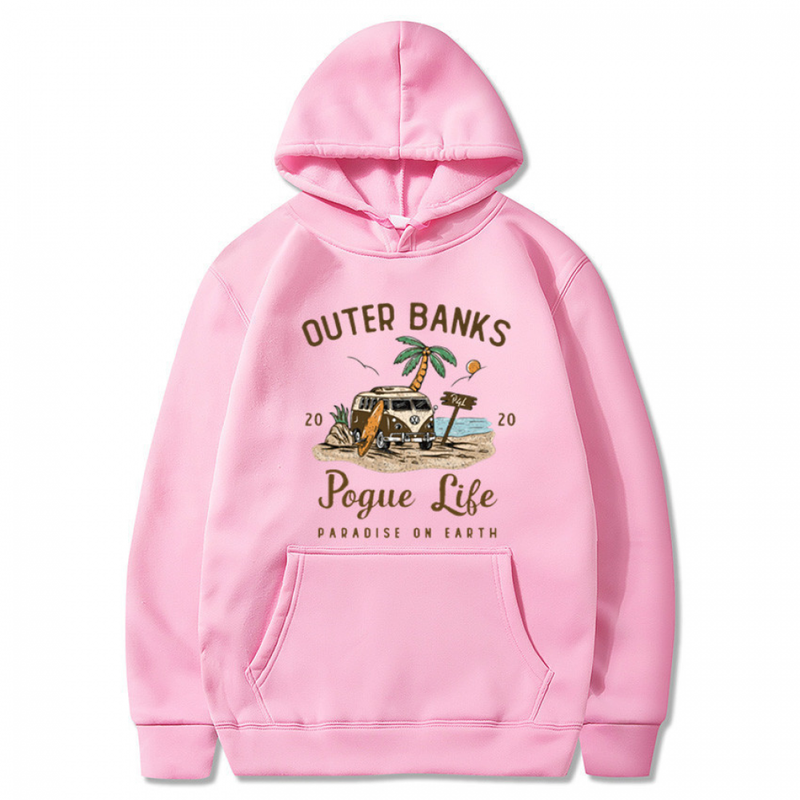 Outer Banks Pogue Life Hoodie Graphic Hoody Unisex Long Sleeve Hoodies - AwwwCos