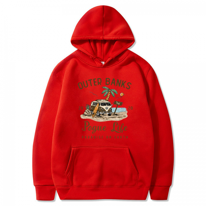 Outer Banks Pogue Life Hoodie Graphic Hoody Unisex Long Sleeve Hoodies - AwwwCos