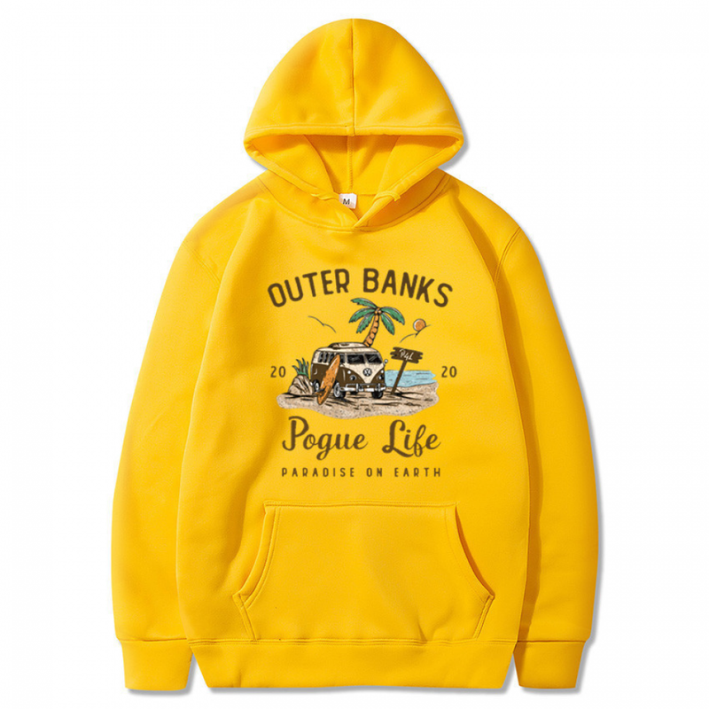 Outer Banks Pogue Life Hoodie Graphic Hoody Unisex Long Sleeve Hoodies - AwwwCos