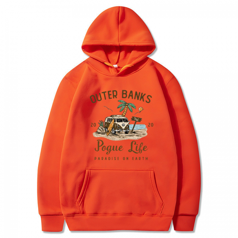Outer Banks Pogue Life Hoodie Graphic Hoody Unisex Long Sleeve Hoodies - AwwwCos
