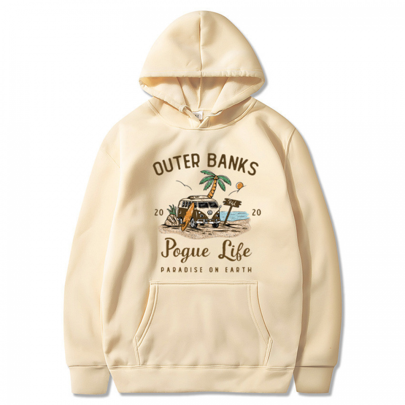 Outer Banks Pogue Life Hoodie Graphic Hoody Unisex Long Sleeve Hoodies - AwwwCos