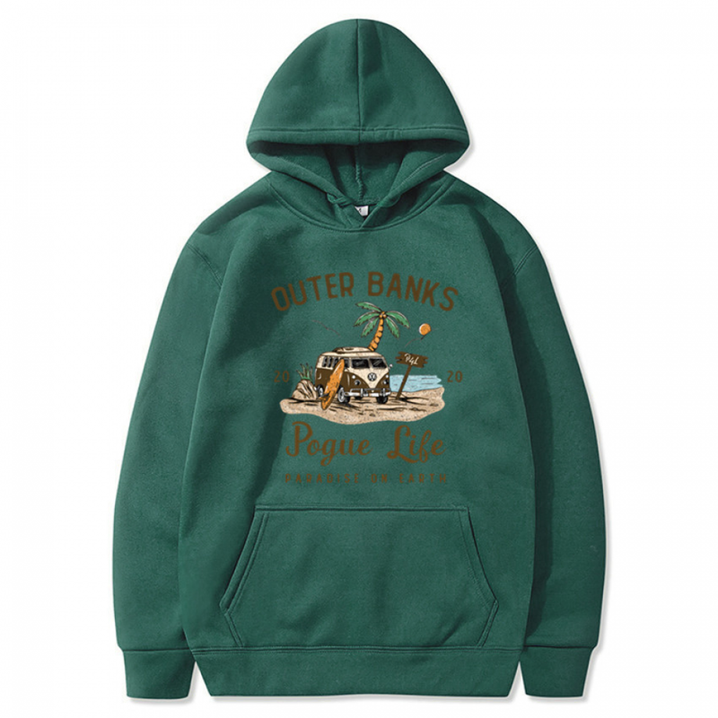 Outer Banks Pogue Life Hoodie Graphic Coat Unisex Long Sleeve Hoodies - AwwwCos