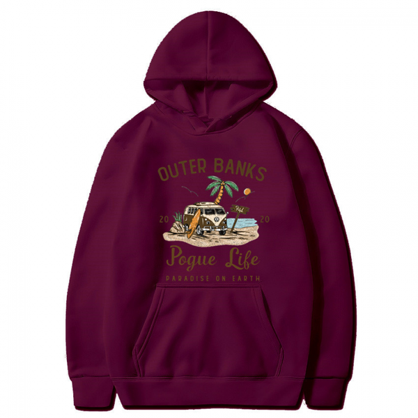Outer Banks Pogue Life Hoodie Graphic Coat Unisex Long Sleeve Hoodies - AwwwCos