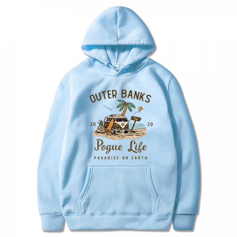 Outer Banks Pogue Life Hoodie Graphic Coat Unisex Long Sleeve Hoodies - AwwwCos
