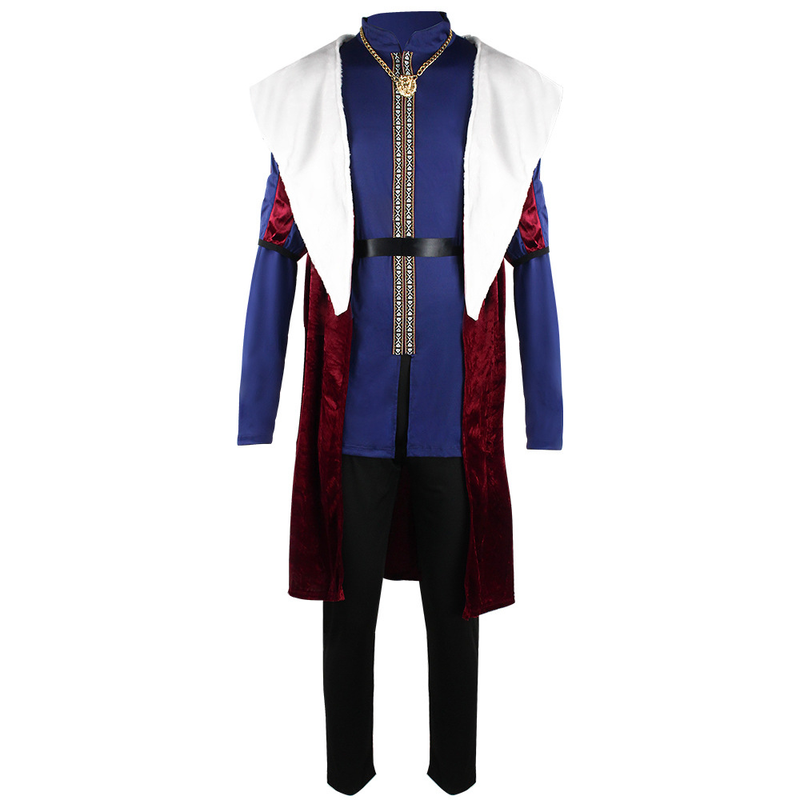 Palace Royal King Cosplay Costume Velvet Outfits
