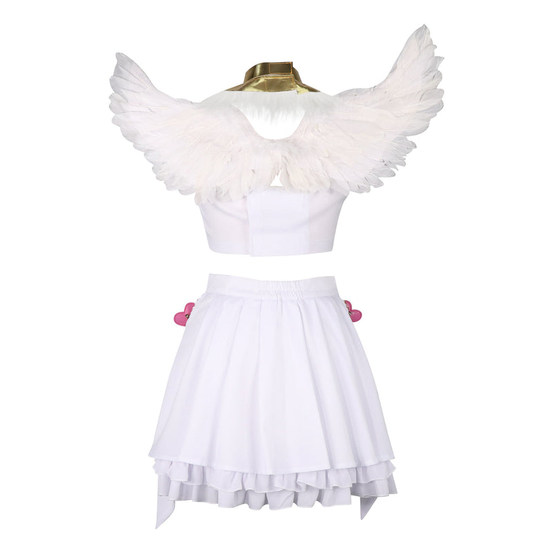 Panty & Stocking with Garterbel Panty Anarchy Cosplay Costume Wings Wig - AwwwCos