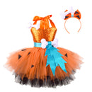 Pebbles Caveman Cavegirl Stone Age Cosplay Dress Kids Baby Costume