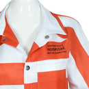 Penguin Sophia Cosplay Costume White Orange Striped Jumpsuit - AwwwCos