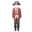 Pirate Cosplay Buccaneer Headpiece Pants Jacket Hat Belt Foot Cover - AwwwCos