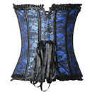 Plus Size Lace Single-breasted Corset Bracket Push-up Palace Bustier - AwwwCos