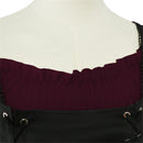 Plus Size Steampunk Renaissance Cosplay Costume High Low Dress Corset - AwwwCos