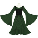 Plus Size Steampunk Renaissance Cosplay Costume High Low Dress Corset - AwwwCos