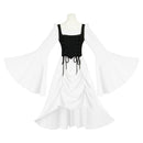 Plus Size Steampunk Renaissance Cosplay Costume High Low Dress Corset - AwwwCos