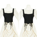 Plus Size Steampunk Renaissance Cosplay Costume High Low Dress Corset - AwwwCos