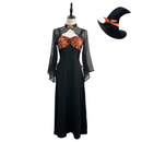 Plus Size Women Halloween Chinese Style Cheongsam Witch Cosplay Costume Hat - AwwwCos