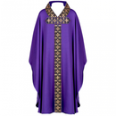 Priest Celebrant V Neck Catholic Church Father Mass Vestments Robe - AwwwCos