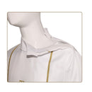 Priest Cosplay White Robe Clergy Catholic Pastor Outfit Christian Costume - AwwwCos